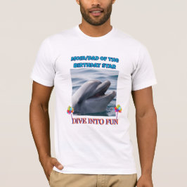 Dive into Fun - Parent of the Birthday Star T-Shirt