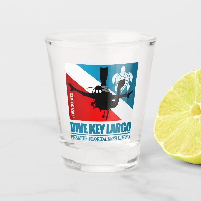 Dive Key Largo DF2 Schnapsglas (Vorderseite)