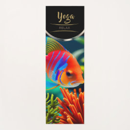 Dive Orange Coral - Yoga Mat Yogamatte