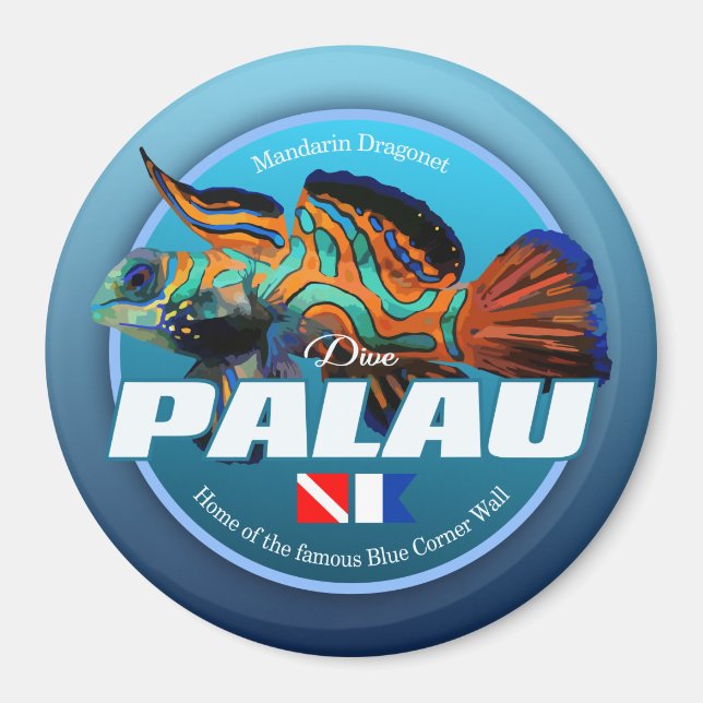 Dive Palau (DD2) Magnet (Vorne)