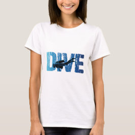 Dive Scuba Diver Horizontal T-Shirt