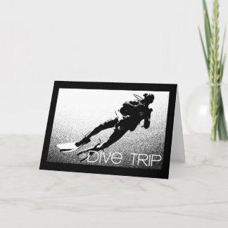 Dive Trip Grußkarte Karte