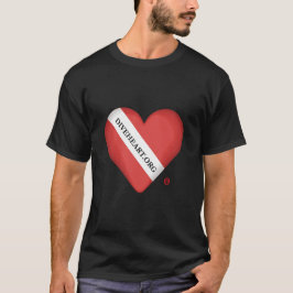 Diveheart Heart Men's T - Shirt