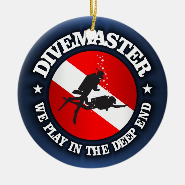 Divemaster (Ende) Keramikornament (Vorne)