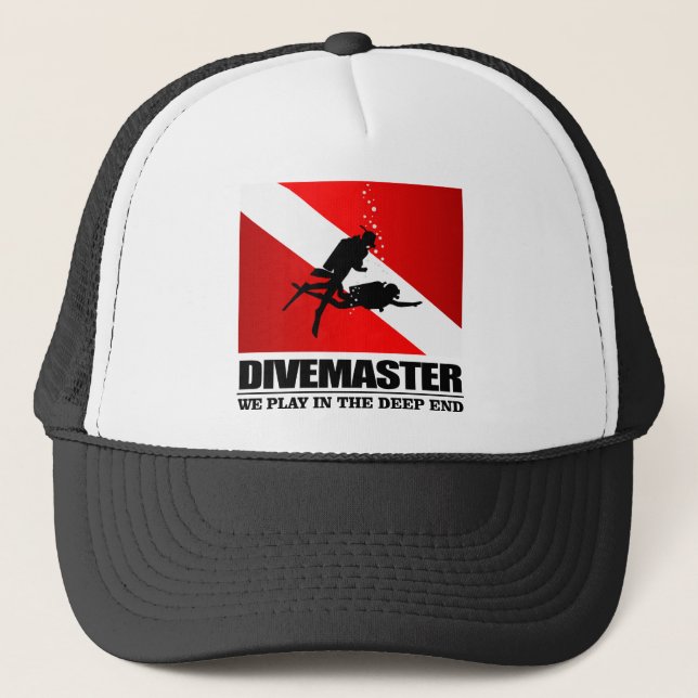 Divemaster (Ende) Truckerkappe (Vorderseite)