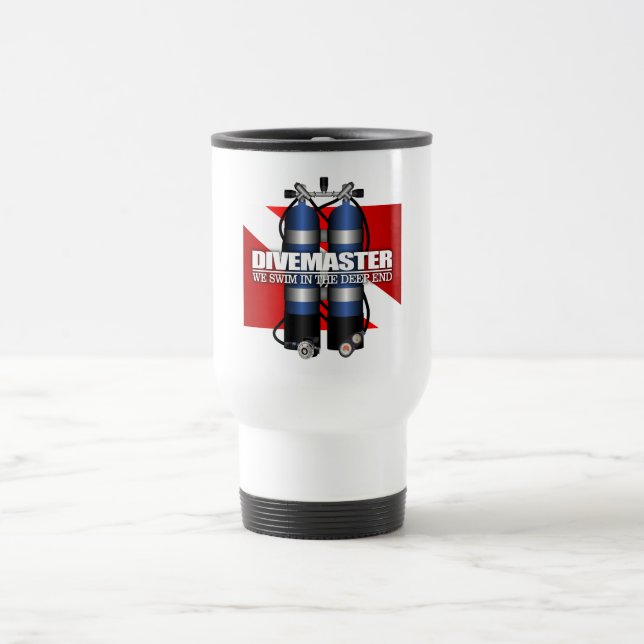Divemaster (Scuba Tanks) Reisebecher (Mittel)