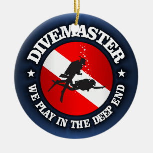 Divemaster (tiefes Ende) Keramikornament