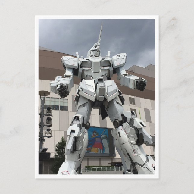 Diver City - Unicorn Gundam Postkarte (Vorderseite)