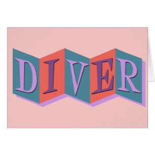 Diver (panneau rétro)