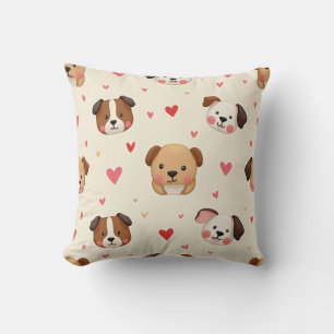 Divers coussins de chiot mignons