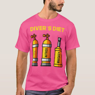 Divers Divers Whiskey Lover Scuba Diver Apparel Fu T-Shirt