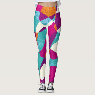 Diverse Farben, Vintage Mustersammlung. Leggings