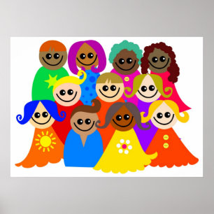 Diverse Kids Poster