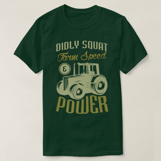 Diverse landwirtschaftliche Geschwindigkeit und Po T-Shirt (Design vorne)