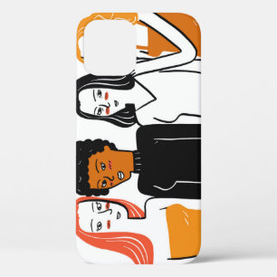 Diverse Mädchen, verschiedene Nationalitäten zusam Case-Mate iPhone Hülle