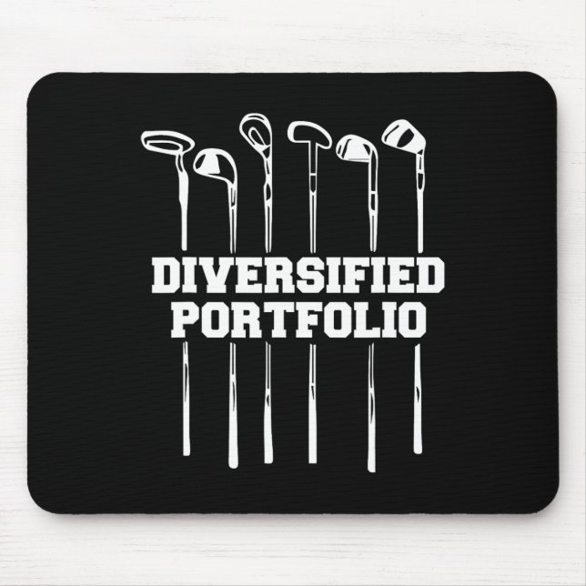 Diversifizierter Portfolio Golf Mousepad (Vorne)