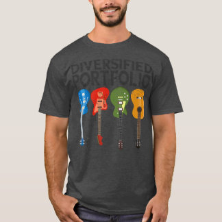 Diversifiziertes Portfolio Electric Guitars Bass A T-Shirt