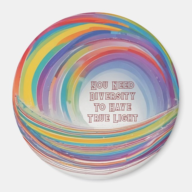 Diversité de l'IA et véritable aimant léger (Devant)