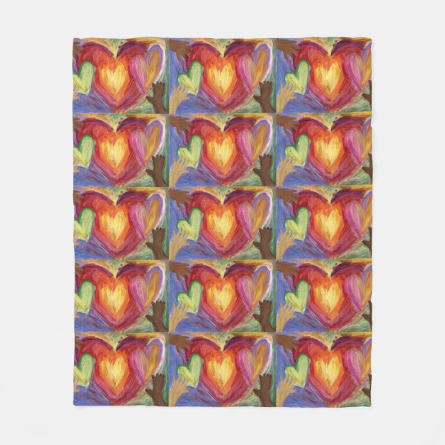 Diversity, Aktien, Inklusion-Fleece Fleecedecke (Vorderseite)