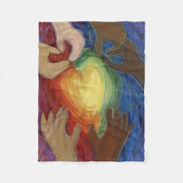 Diversity, Aktien, Inklusion-Fleece Fleecedecke (Vorderseite)