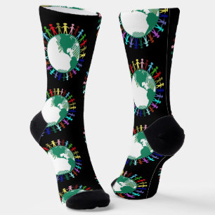 Diversity auf der ganzen Welt Socken