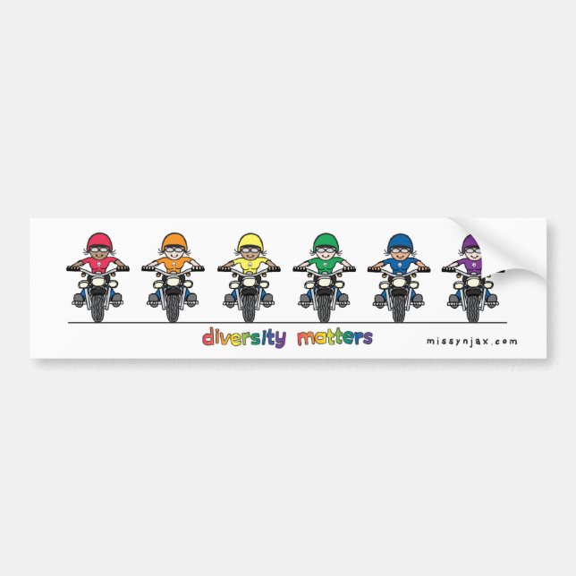 Diversity-Autoaufkleber Autoaufkleber (Vorne)