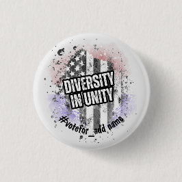 Diversity bei der US-Präsidentschaftswahl 2024 Button