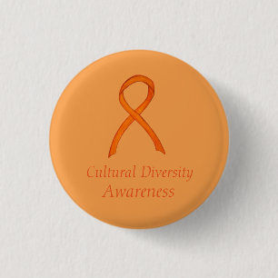 Diversity-Bewusstsein Ribbon Custom Button