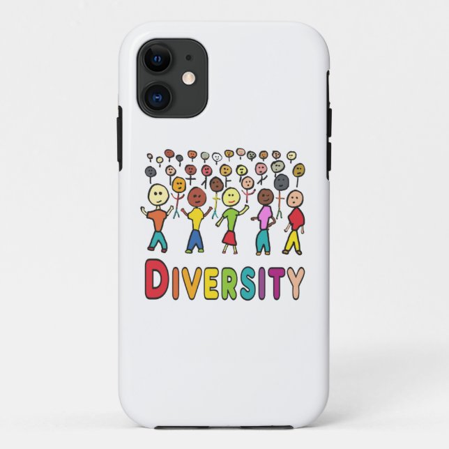 Diversity Case-Mate iPhone Hülle (Rückseite)