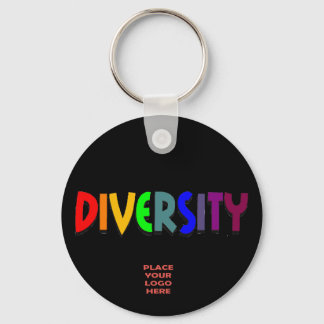 Diversity Custom Black Schlüsselanhänger