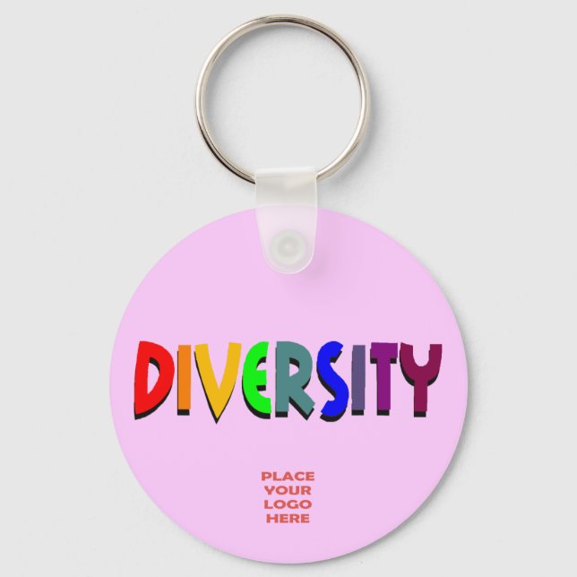 Diversity Custom Lavender Schlüsselanhänger (Vorderseite)