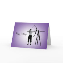 Diversity Designs Girl Blind Archer Card