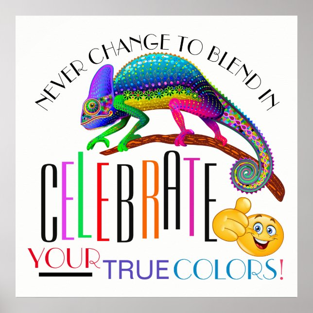 Diversity Ermutigung Akzeptanzplakat Poster (Vorne)