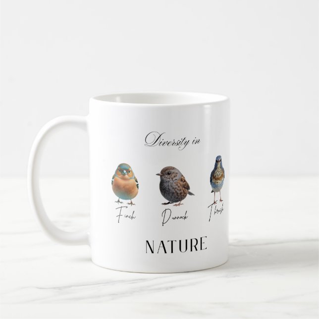 Diversity: Feiern Sie die Harmonie der Natur Kaffeetasse (Links)