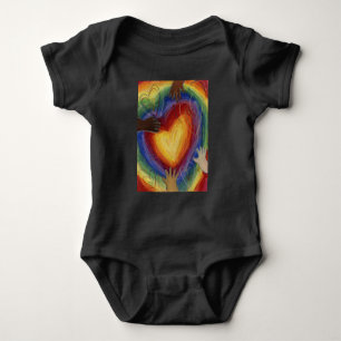 Diversity für Herz und Liebe Art Custom Bodysuit Baby Strampler