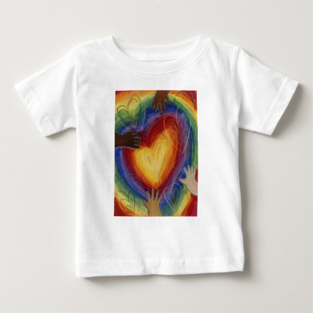 Diversity für Herz und Liebe Art Custom Shirt (Vorderseite)