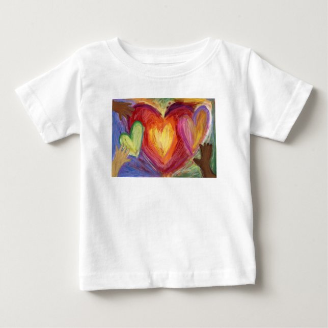 Diversity für Herz und Liebe Art Custom Shirt (Vorderseite)