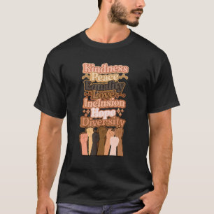 Diversity Gleichstellung Liebe Frieden Menschenrec T-Shirt