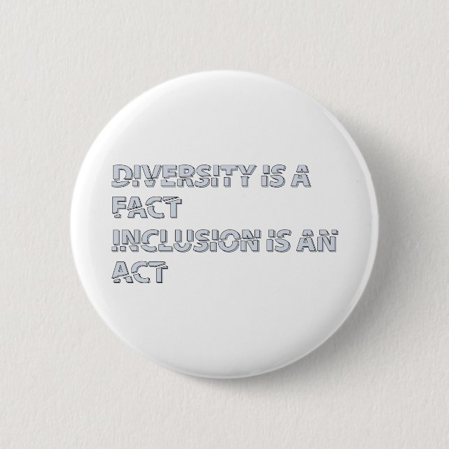 Diversity is Fact Inclusion Button (Vorderseite)