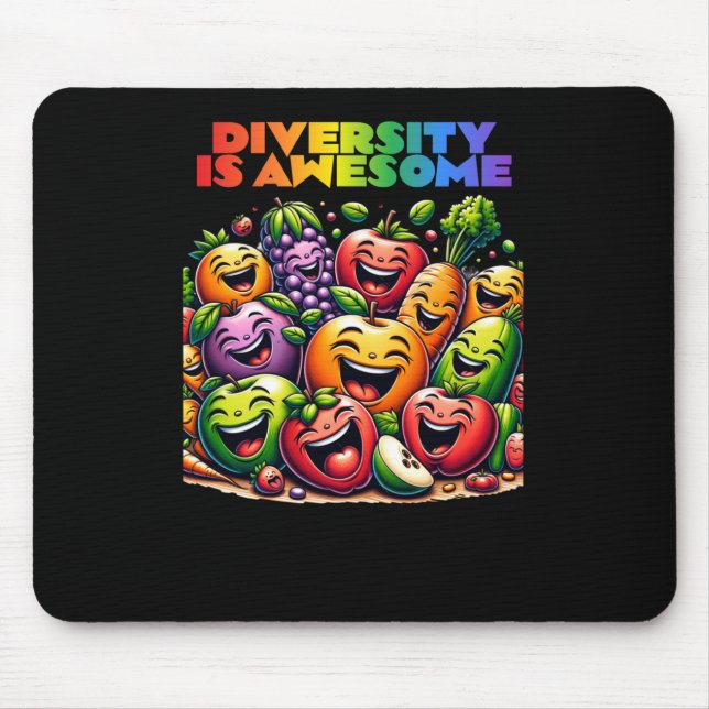 Diversity ist Phantastisch Mousepad (Vorne)