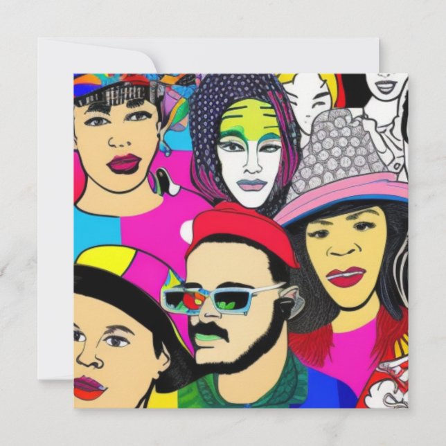 Diversity ist Spaß Feiertagskarte (Vorderseite)