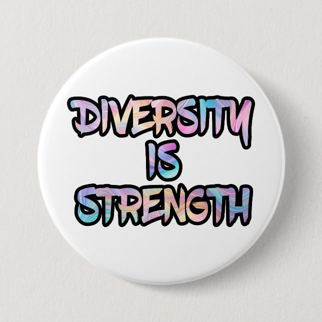 Diversity ist Stärke Button (Vorderseite)