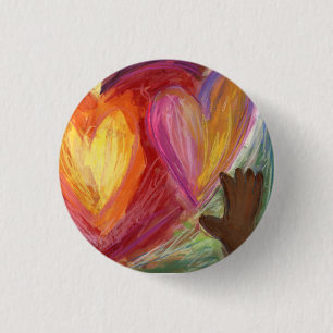 Diversity-Liebe für Herz und Hände - Lapel-Stiftta Button