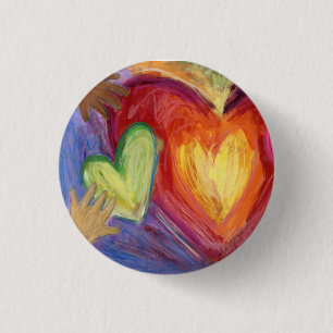 Diversity-Liebe für Herz und Hände - Lapel-Stiftta Button