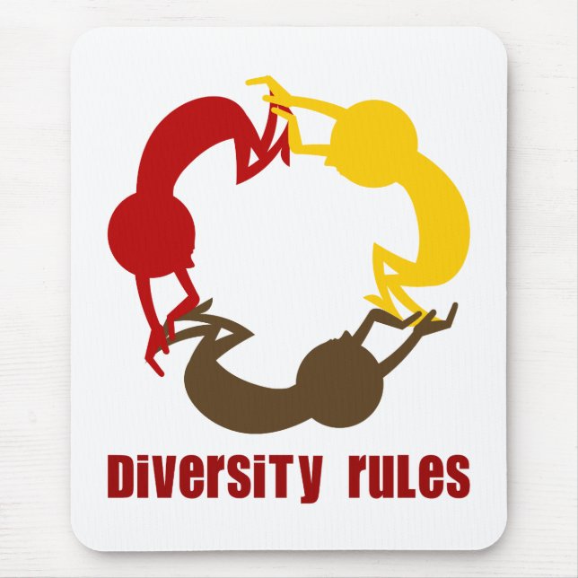 Diversity ordnet Mousepad an (Vorne)