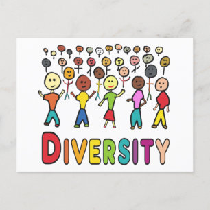 Diversity Postkarte