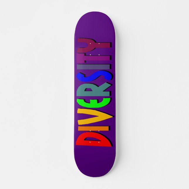 Diversity (Purple) Skateboard (Vorne)