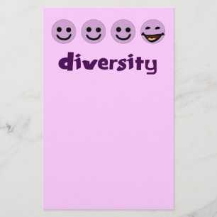Diversity Purps Stationery Briefpapier