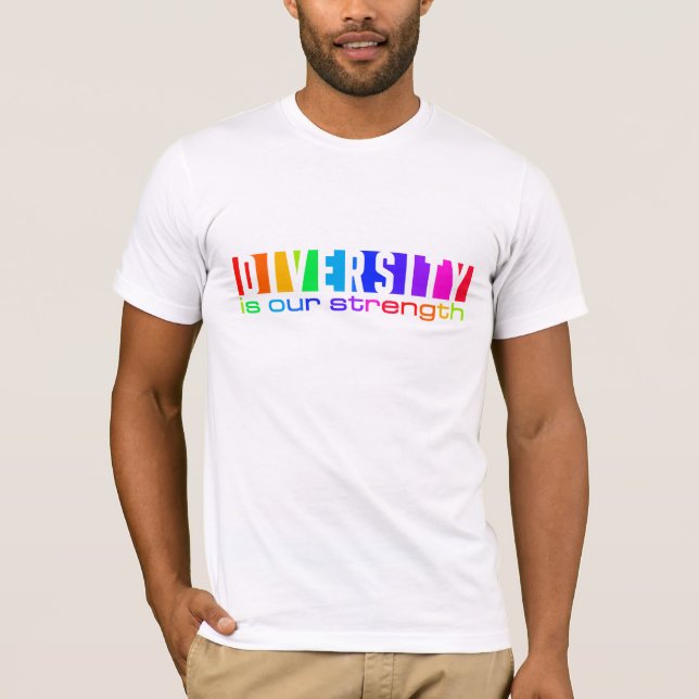 Diversity-Shirt - wählen Sie Art u. Farbe T-Shirt (Vorderseite)