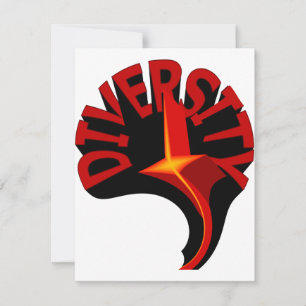 Diversity Swirling Star Einladungsvorlage Einladung